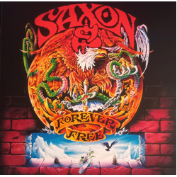 Saxon Forever Free Vinyl LP USED