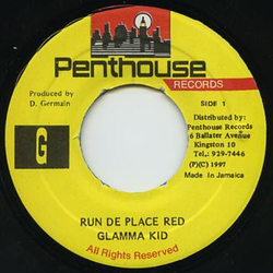 Glamma Kid Run de Place Red Vinyl 7" USED
