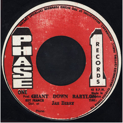 Jah Berry Chant Down Babylon Vinyl 7" USED