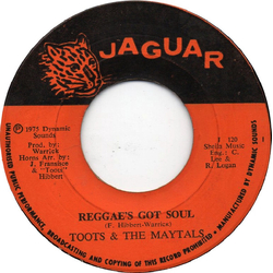 Toots & The Maytals Reggae's Got Soul Vinyl 7" USED