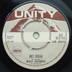 Max Romeo Wet Dream Vinyl 7" USED