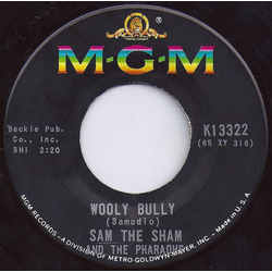 Sam The Sham & The Pharaohs Wooly Bully / Ain't Gonna Move Vinyl 7" USED