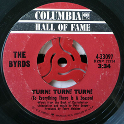 The Byrds Turn! Turn! Turn! / Eight Miles High Vinyl 7" USED