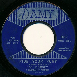Lee Dorsey Ride Your Pony Vinyl 7" USED