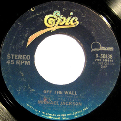 Michael Jackson Off The Wall Vinyl 7" USED