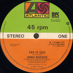 Gino Soccio Try It Out Vinyl 12" USED