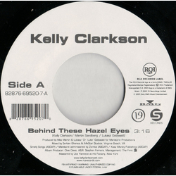 Kelly Clarkson Behind These Hazel Eyes Vinyl 7" USED