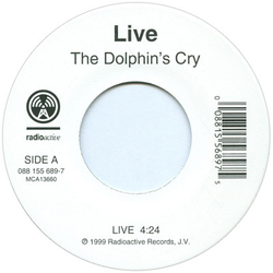 Live The Dolphin's Cry Vinyl 7" USED