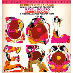 Herbert von Karajan / Berliner Philharmoniker / Maurice Ravel / Claude Debussy Bolero · La Mer & Prélude À L'Après-midi D'Un Faune Vinyl LP USED