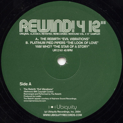 Various Rewind! 4 12" Vinyl 12" USED