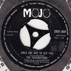 The Fascinations Girls Are Out To Get You Vinyl 7" USED