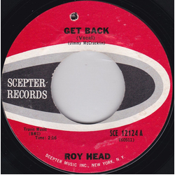 Roy Head Get Back Vinyl 7" USED