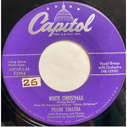 Frank Sinatra White Christmas / The Christmas Waltz Vinyl 7" USED