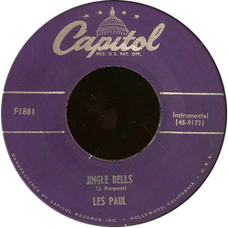 Les Paul / Les Paul & Mary Ford Jingle Bells / Silent Night Vinyl 7" USED