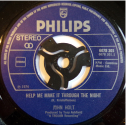 John Holt Help Me Make It Through The Night Vinyl 7" USED