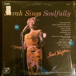Sarah Vaughan Sarah Sings Soulfully Vinyl LP USED