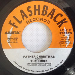 The Kinks Father Christmas / (Wish I Could Fly Like) Superman Vinyl 7" USED
