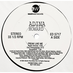 Adina Howard Freak Like Me Vinyl 12" USED