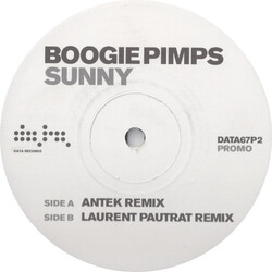 The Boogie Pimps Sunny USED VINYL 12INCH 45 RPM PROMO