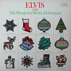 Elvis Presley Elvis Sings The Wonderful World Of Christmas Vinyl LP USED