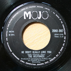 The Delfonics He Don't Really Love You Vinyl 7" USED
