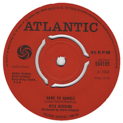 Otis Redding Hard To Handle Vinyl 7" USED
