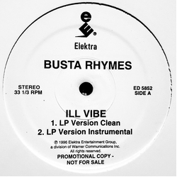 Busta Rhymes Ill Vibe Vinyl 12" USED