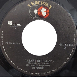 Blondie / Peaches & Herb Heart Of Glass / Shake Your Groove Thing Vinyl 7" USED