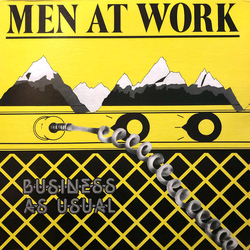 Men At Work Business As Usual Vinyl LP USED