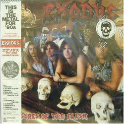 Exodus (6) Pleasures Of The Flesh Vinyl LP USED