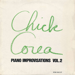 Chick Corea Piano Improvisations Vol. 2 Vinyl LP USED