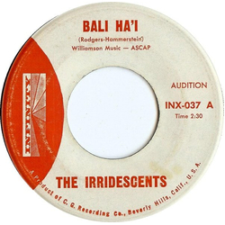 The Irridescents Bali Ha’i / Swamp Surfer Vinyl 7" USED