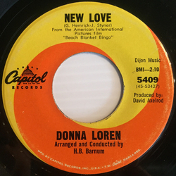 Donna Loren New Love Vinyl 7" USED