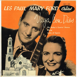 Les Paul & Mary Ford Vaya Con Dios Vinyl 7" USED