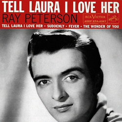 Ray Peterson Tell Laura I Love Her Vinyl 7" USED