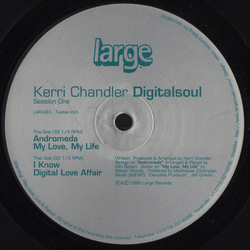 Kerri Chandler Digitalsoul (Session One) Vinyl 12" USED