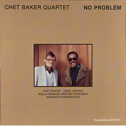 Chet Baker Quartet No Problem Vinyl LP USED