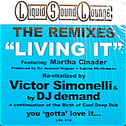 Martha Cinader Living It (The Remixes) Vinyl 12" USED