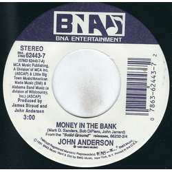 John Anderson (3) Money In The Bank Vinyl 7" USED