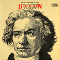 Ludwig van Beethoven / Vladimir Ashkenazy Pathetique, Waldstein, Les Adieux Piano Sonatas No. 8, 21, 26 Vinyl LP USED