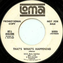 Kell Osborne That's What's Happening / You Can't Outsmart A Woman Vinyl 7" USED