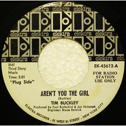 Tim Buckley Aren't You The Girl / Strange Street Affair Under Blue Vinyl 7" USED