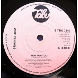 Brainstorm (5) Hot For You Vinyl 7" USED