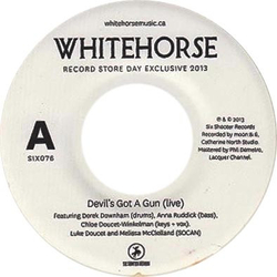 Whitehorse (3) Devil's Got A Gun (Live) Vinyl 7" USED