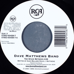 Dave Matthews Band The Space Between / I Did It Vinyl 7" USED