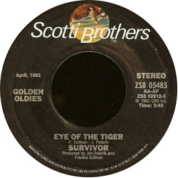 Survivor Eye Of The Tiger / Take You On A Saturday Vinyl 7" USED
