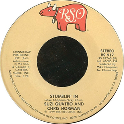 Suzi Quatro / Chris Norman Stumblin' In Vinyl 7" USED