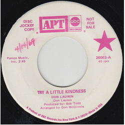 Don Lauren Try A Little Kindness Vinyl 7" USED