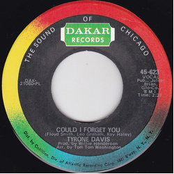 Tyrone Davis Could I Forget You / Just My Way Of Loving You Vinyl 7" USED
