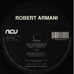 Robert Armani Night Train Vinyl 12" USED